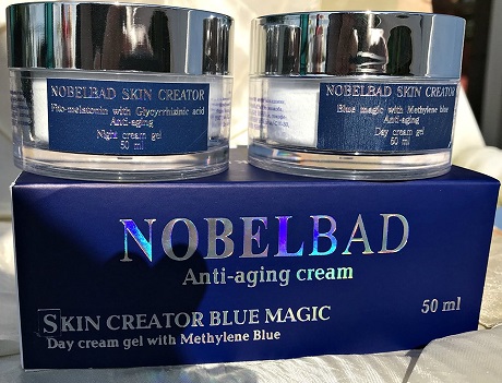 Линейка антивозрастных кремов NOBELbad - Метиленовый синий и Мелатонин