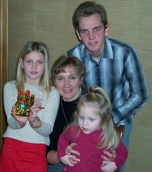 Шамеева Татьяна с детьми.